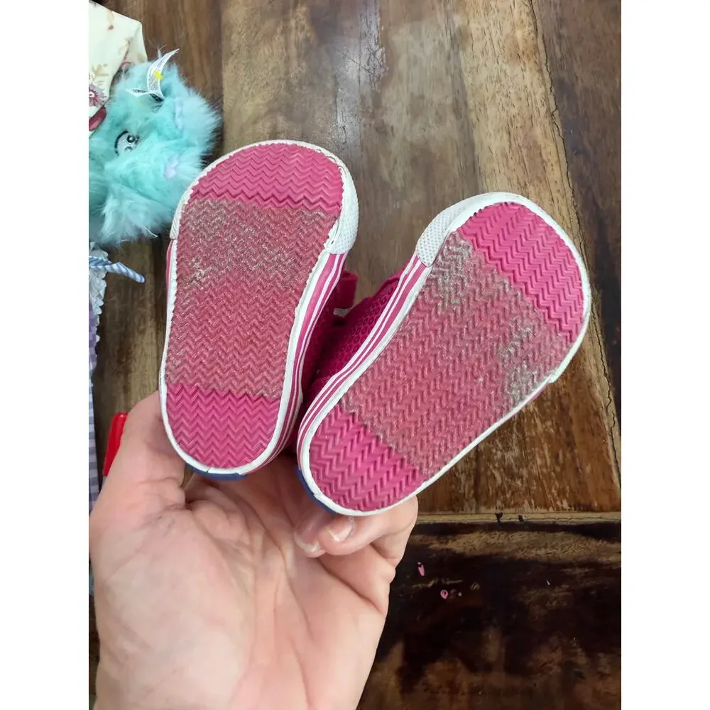 Keds Sneakers Hello Kitty Mimmy HL Glittery-Kitty Crib Pink White Size 1M